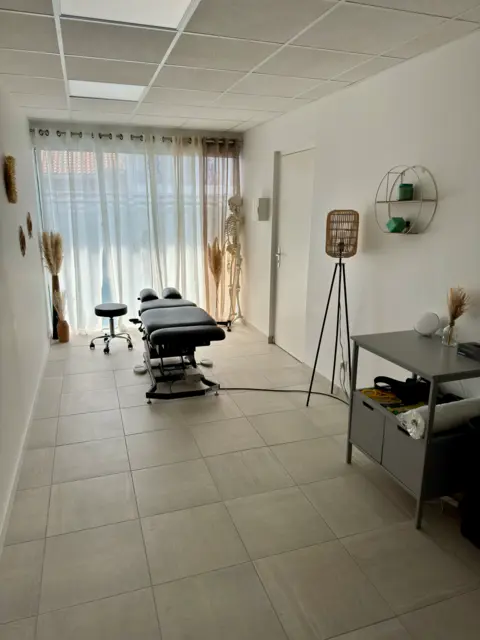 Salle de consultation d'ostéopathie