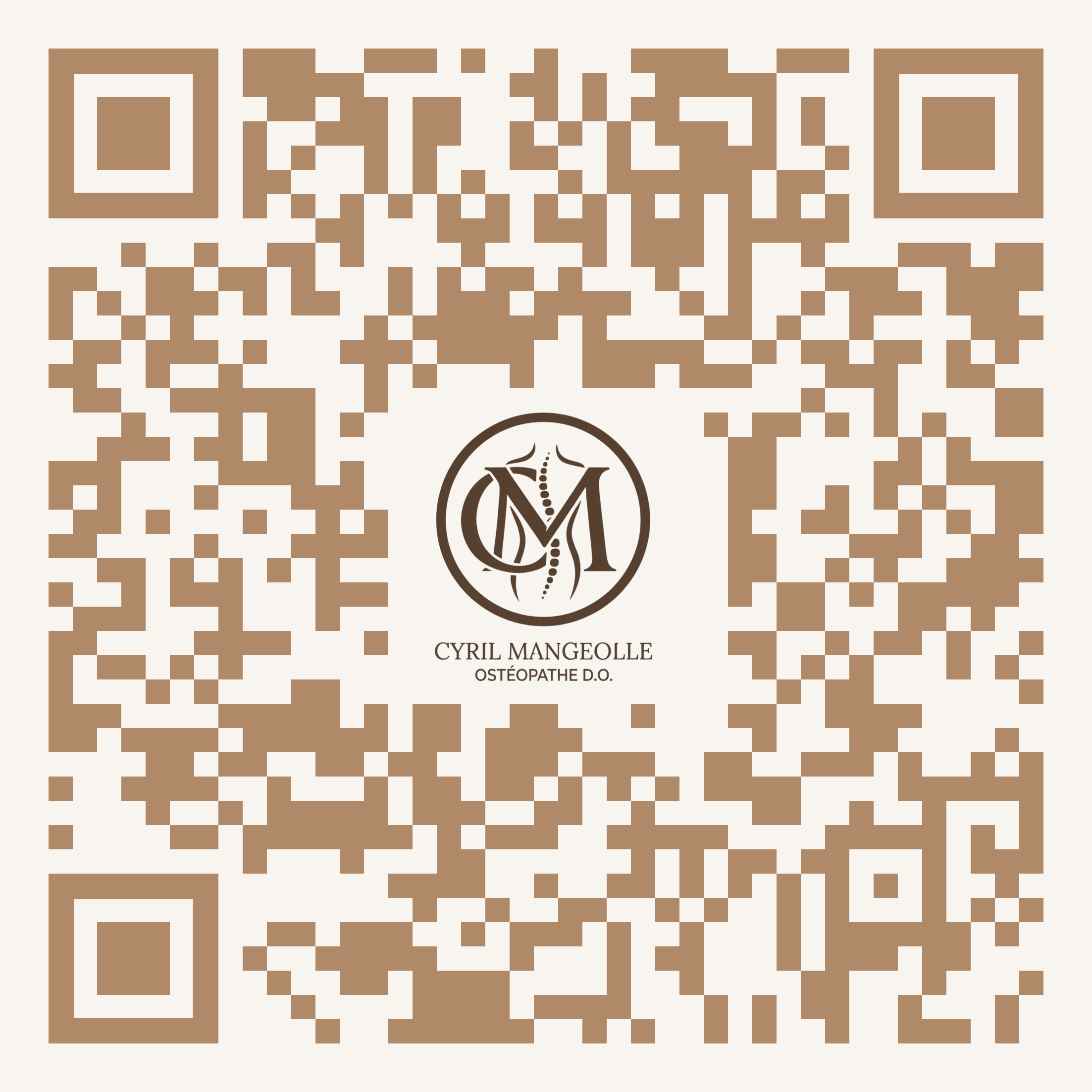 QR Code Cyril Mangeolle
